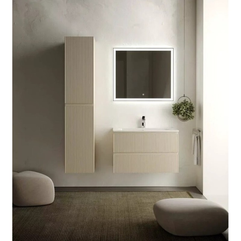 Тумба под раковину Sancos Snob R 80 см подвесная, Beige Soft, SNR80CE