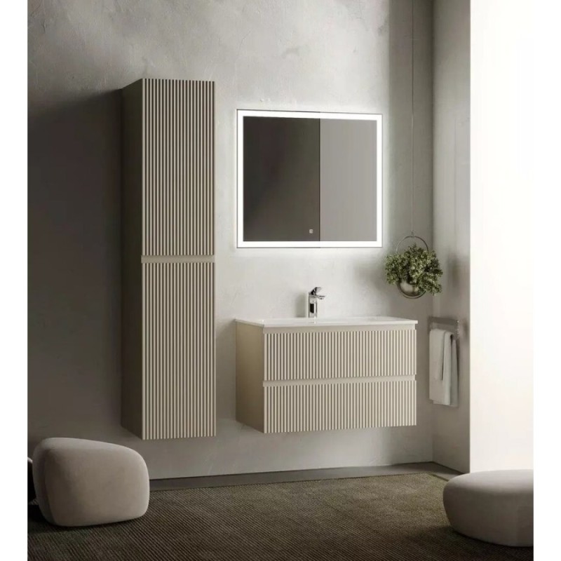Тумба под раковину Sancos Snob R 80 см подвесная, Beige Soft, SNR80CE
