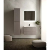 Тумба под раковину Sancos Snob R 80 см подвесная, Doha Soft, SNR80SM