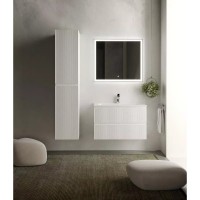 Тумба под раковину Sancos Snob R SNR80W 80 см подвесная, Bianco