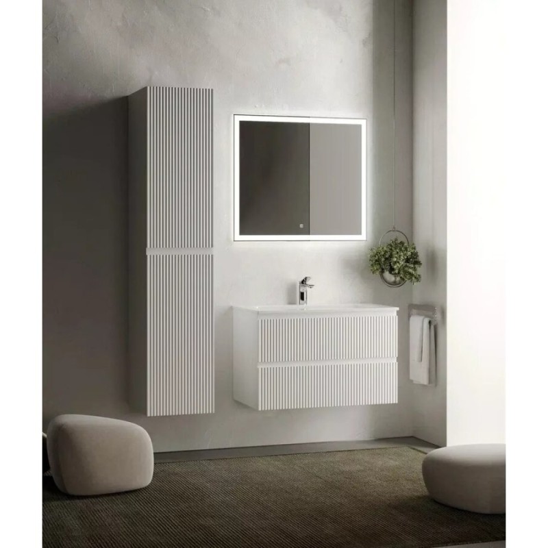 Тумба под раковину Sancos Snob R SNR80W 80 см подвесная, Bianco