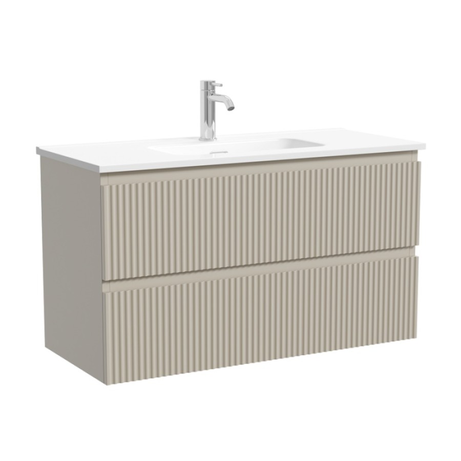 Тумба под раковину Sancos Snob R SNR90/39CE, 90 см, подвесная, Beige Soft