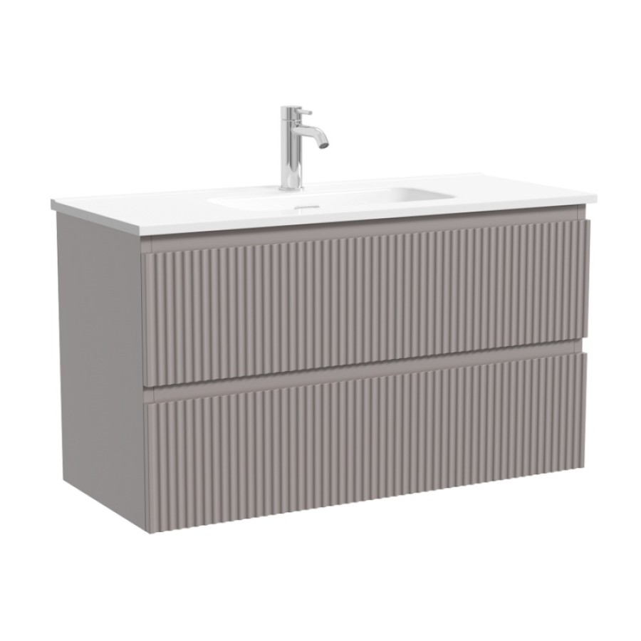 Тумба под раковину Sancos Snob R SNR90/39SM, 90 см, подвесная, Doha Soft