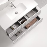 Тумба под раковину Sancos Snob R SNR90/39W, 90 см, подвесная, Bianco