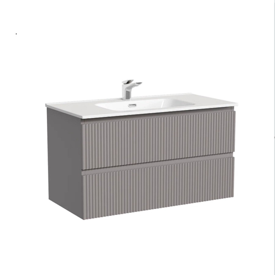 Тумба под раковину Sancos Snob R SNR90SM, 90 см подвесная, Doha Soft