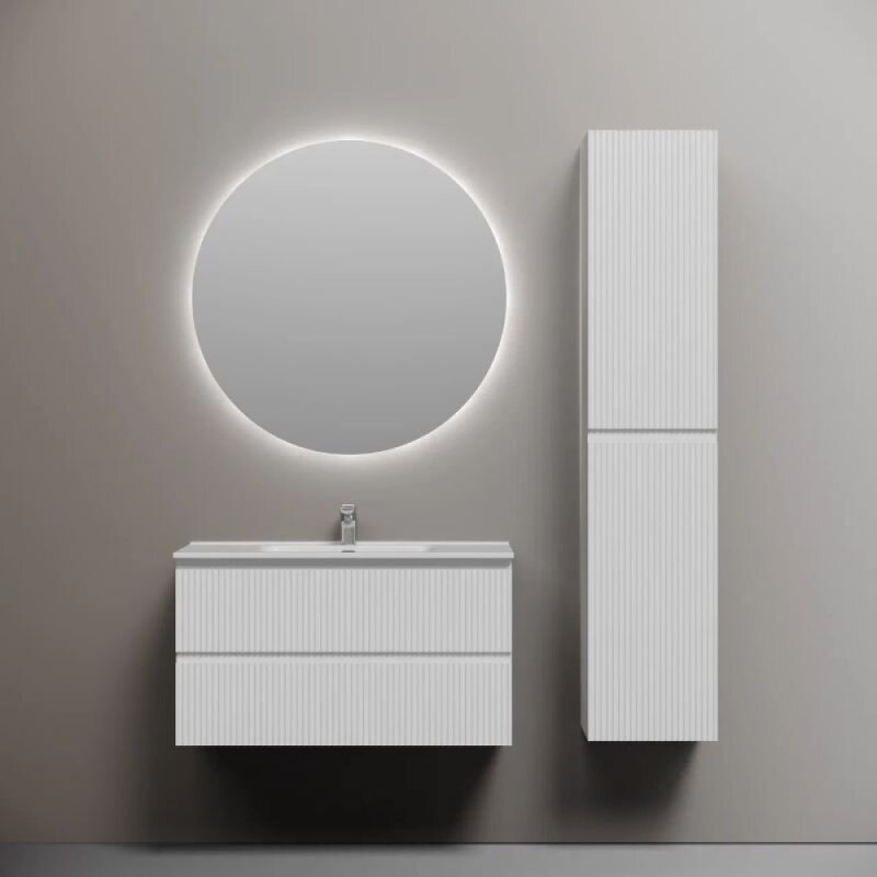Тумба под раковину Sancos Snob R SNR90W, 90 см подвесная, Bianco