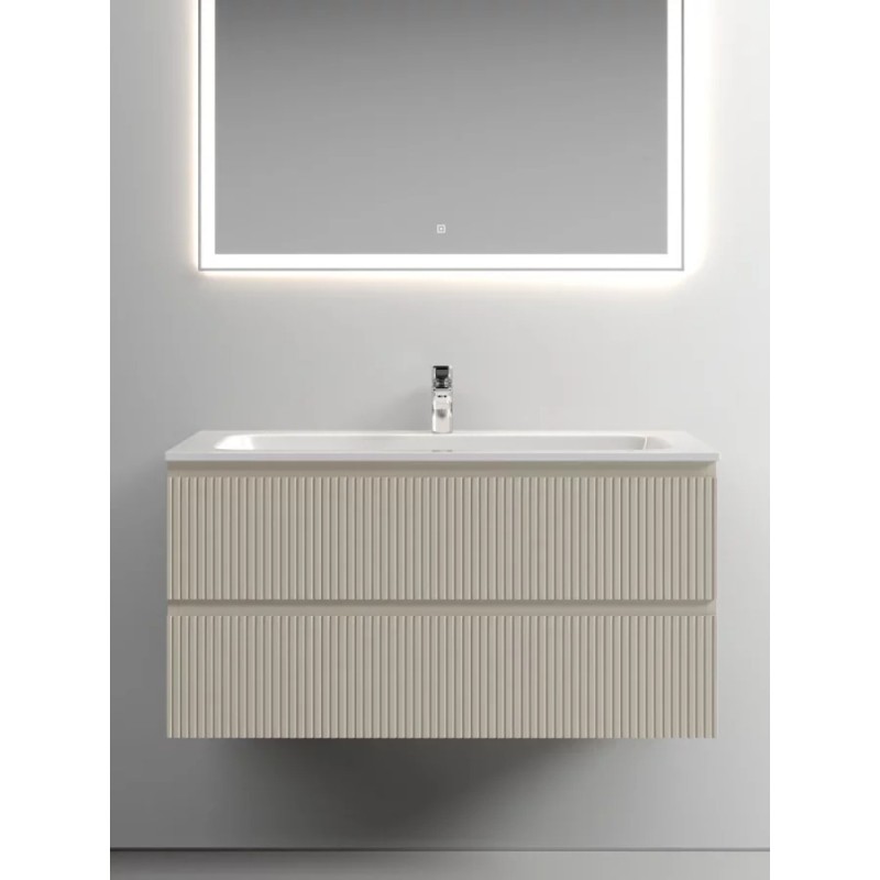Тумба под раковину Sancos Snob T 100 см подвесная, Beige Soft, SNT100CE