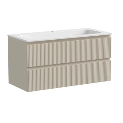 Тумба под раковину Sancos Snob T 100 см подвесная, Beige Soft, SNT100CE