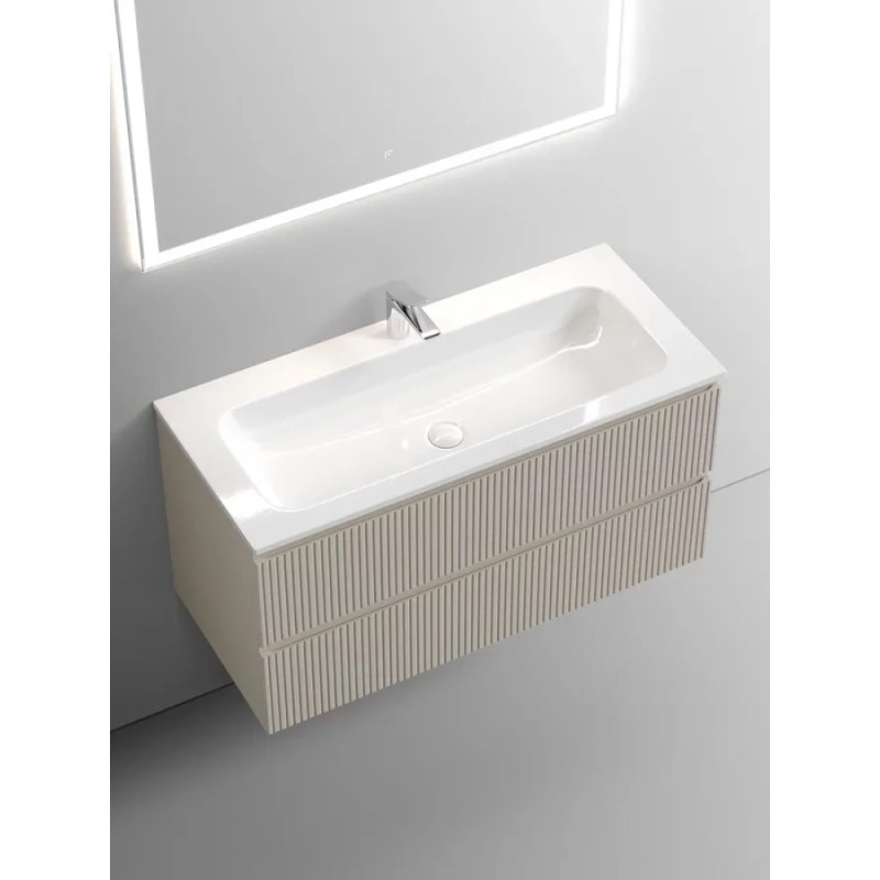 Тумба под раковину Sancos Snob T 100 см подвесная, Beige Soft, SNT100CE