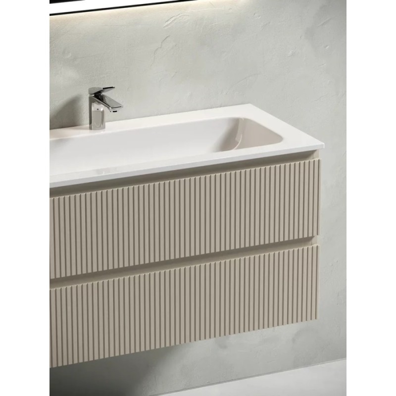Тумба под раковину Sancos Snob T 100 см подвесная, Beige Soft, SNT100CE
