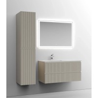Тумба под раковину Sancos Snob T 100 см подвесная, левая, Beige Soft, SNT100LCE