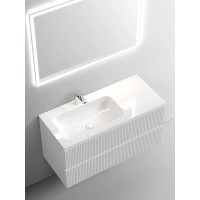 Тумба под раковину Sancos Snob T 100 см подвесная, левая, Bianco, SNT100LW