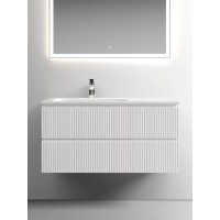 Тумба под раковину Sancos Snob T 100 см подвесная, левая, Bianco, SNT100LW