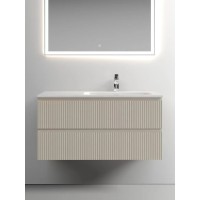 Тумба под раковину Sancos Snob T 100 см подвесная, правая, Beige Soft, SNT100RCE