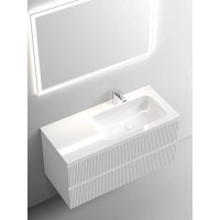 Тумба под раковину Sancos Snob T 100 см подвесная, правая, Bianco, SNT100RW