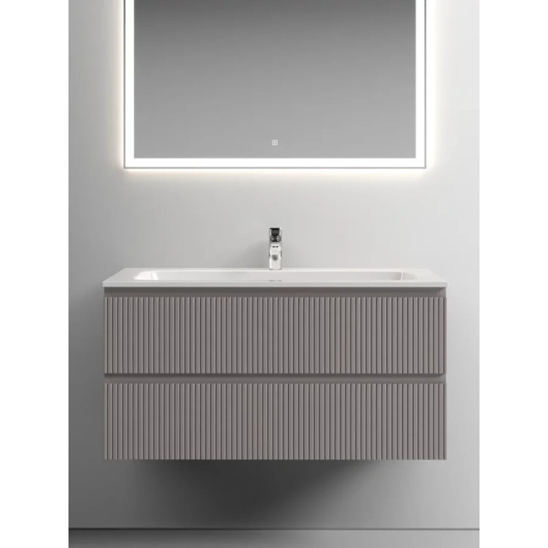 Тумба под раковину Sancos Snob T 100 см подвесная, Doha Soft, SNT100SM