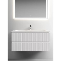 Тумба под раковину Sancos Snob T 100 см подвесная, Bianco, SNT100W