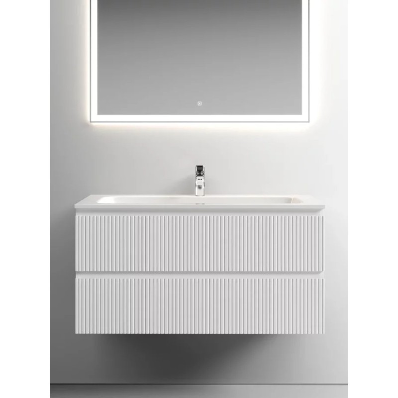 Тумба под раковину Sancos Snob T 100 см подвесная, Bianco, SNT100W
