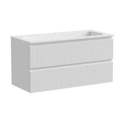 Тумба под раковину Sancos Snob T 100 см подвесная, Bianco, SNT100W