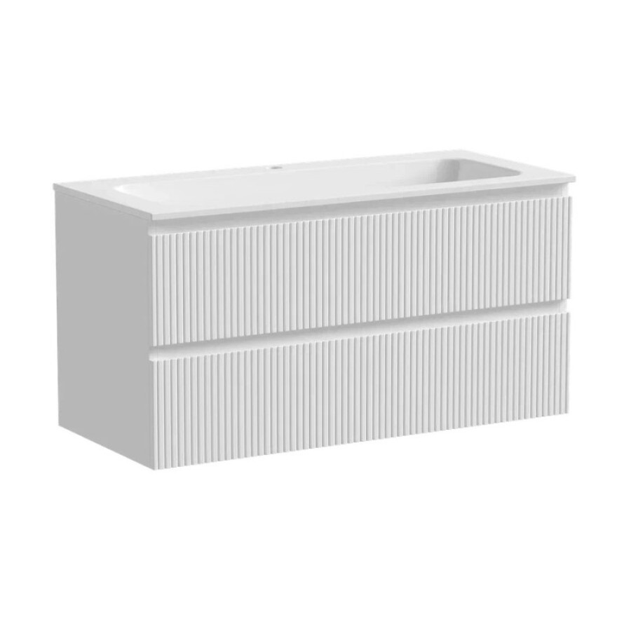 Тумба под раковину Sancos Snob T 100 см подвесная, Bianco, SNT100W