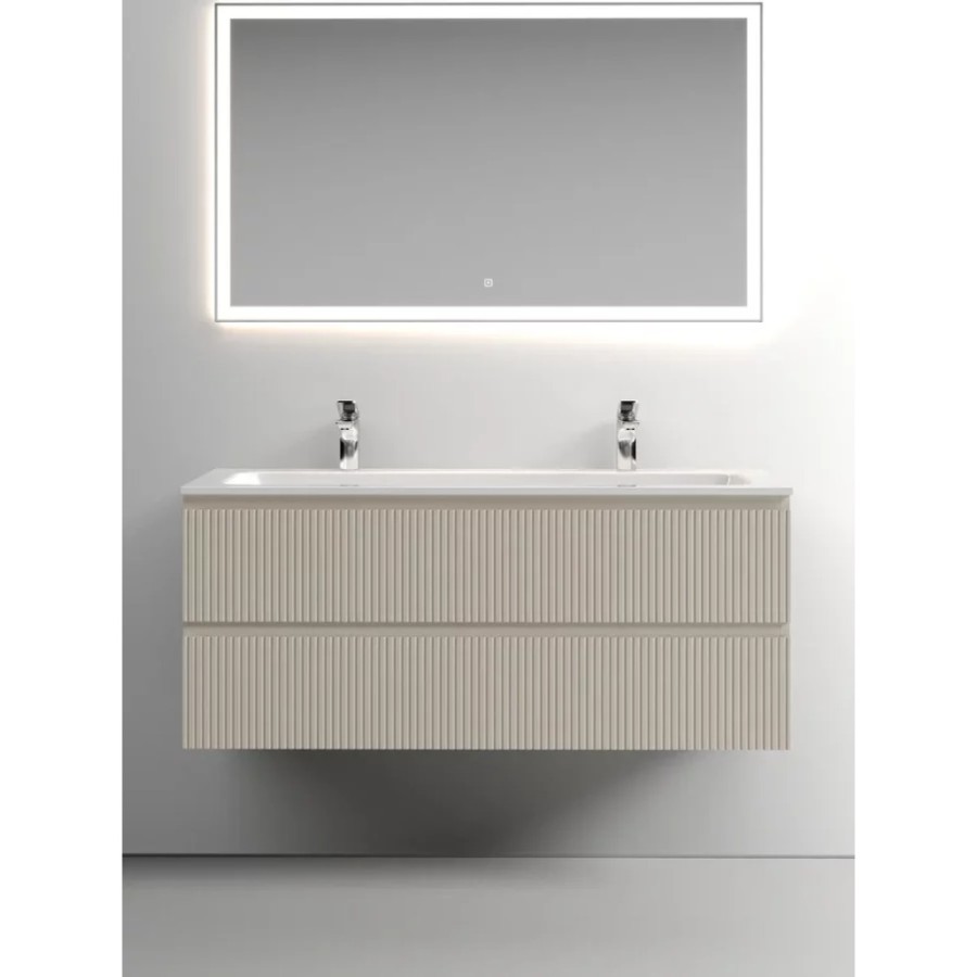 Тумба под раковину Sancos Snob T 120 см подвесная, Beige Soft, SNT120CE