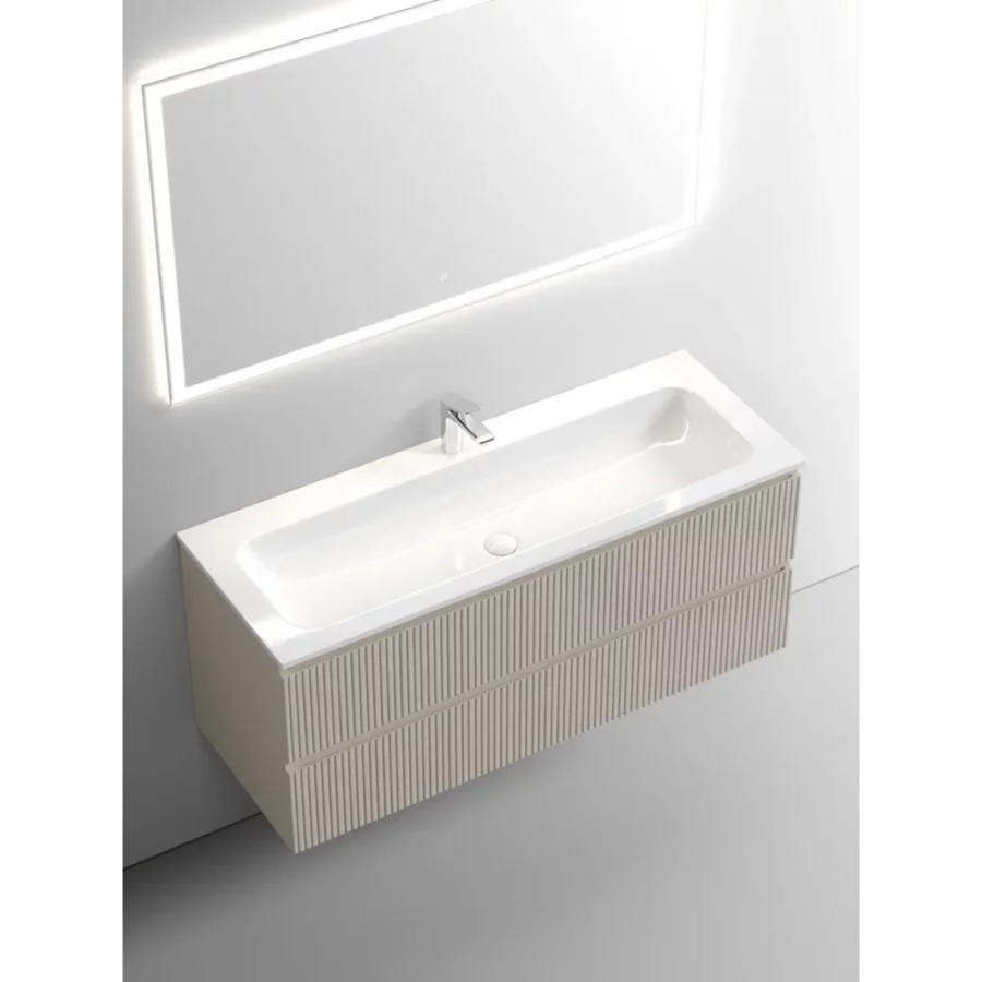 Тумба под раковину Sancos Snob T 120 см подвесная, Beige Soft, SNT120CE