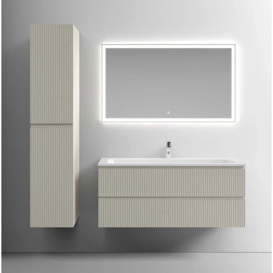 Тумба под раковину Sancos Snob T 120 см подвесная, Beige Soft, SNT120CE