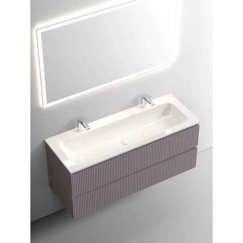 Тумба под раковину Sancos Snob T 120 см подвесная, Doha Soft, SNT120SM