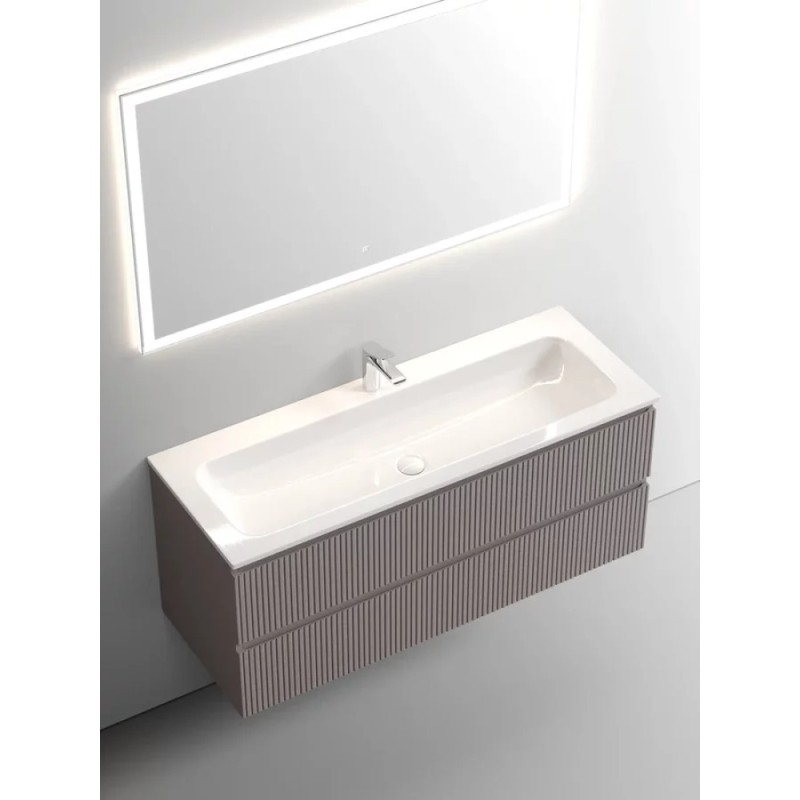 Тумба под раковину Sancos Snob T 120 см подвесная, Doha Soft, SNT120SM