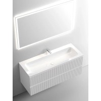Тумба под раковину Sancos Snob T 120 см подвесная, Bianco, SNT120W