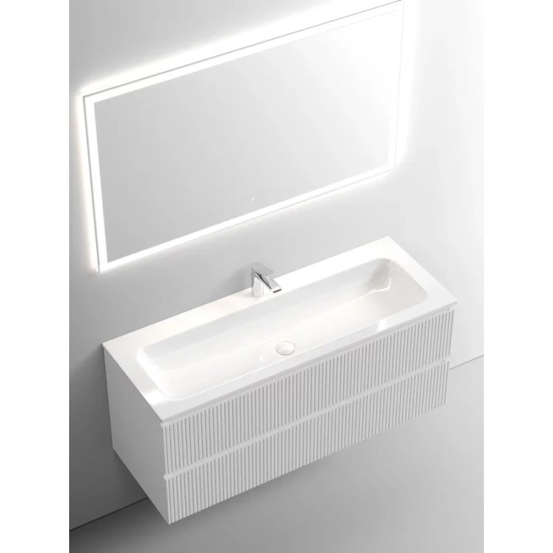 Тумба под раковину Sancos Snob T 120 см подвесная, Bianco, SNT120W