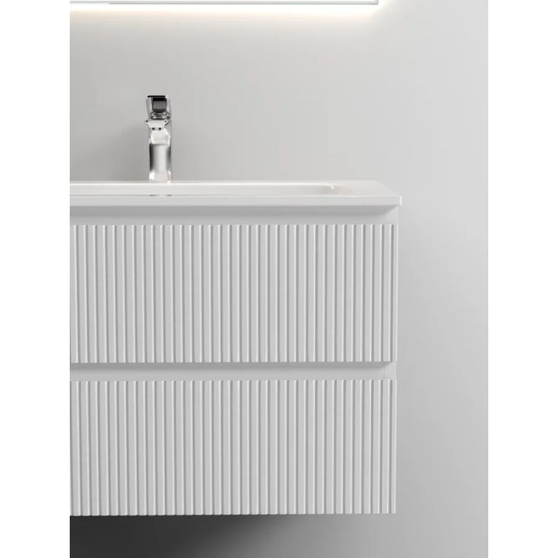 Тумба под раковину Sancos Snob T 120 см подвесная, Bianco, SNT120W