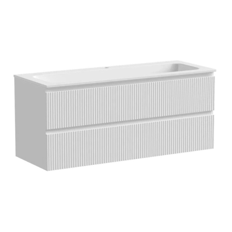 Тумба под раковину Sancos Snob T 120 см подвесная, Bianco, SNT120W