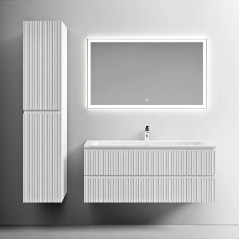 Тумба под раковину Sancos Snob T 120 см подвесная, Bianco, SNT120W