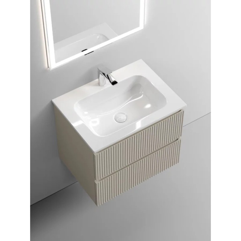 Тумба под раковину Sancos Snob T 60 см подвесная, Beige Soft, SNT60CE