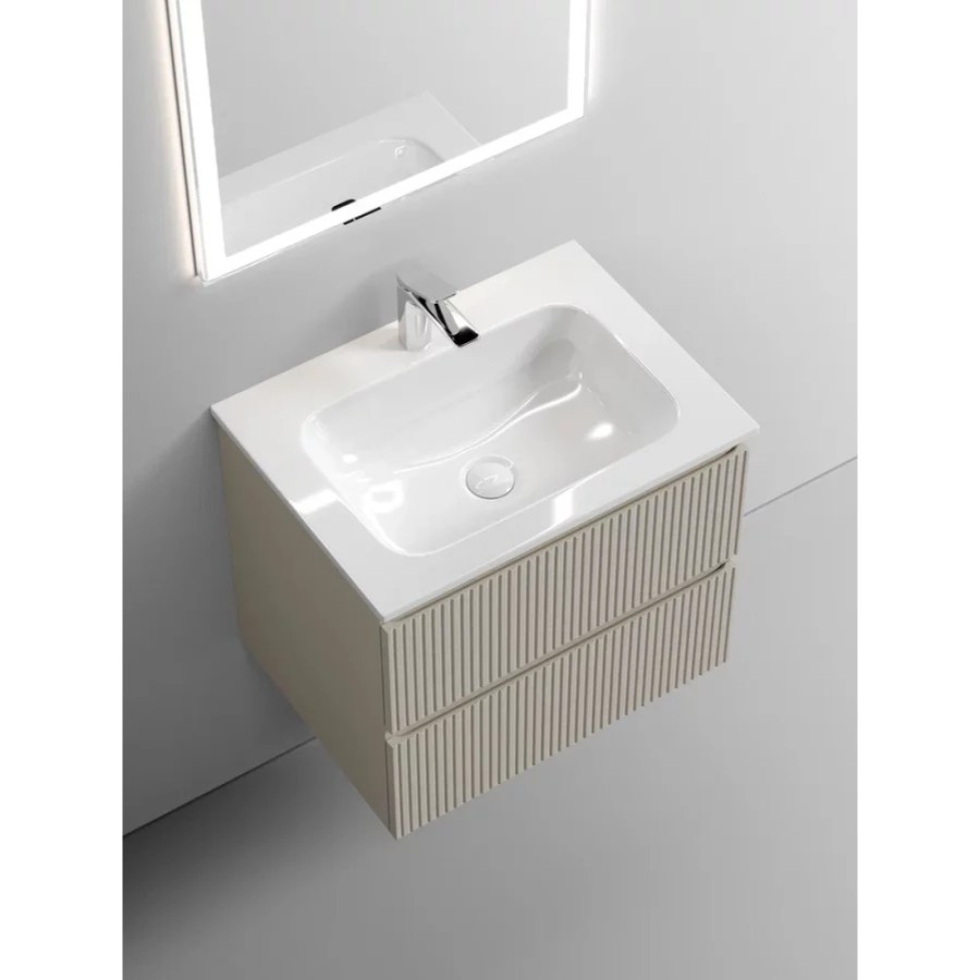 Тумба под раковину Sancos Snob T 60 см подвесная, Beige Soft, SNT60CE