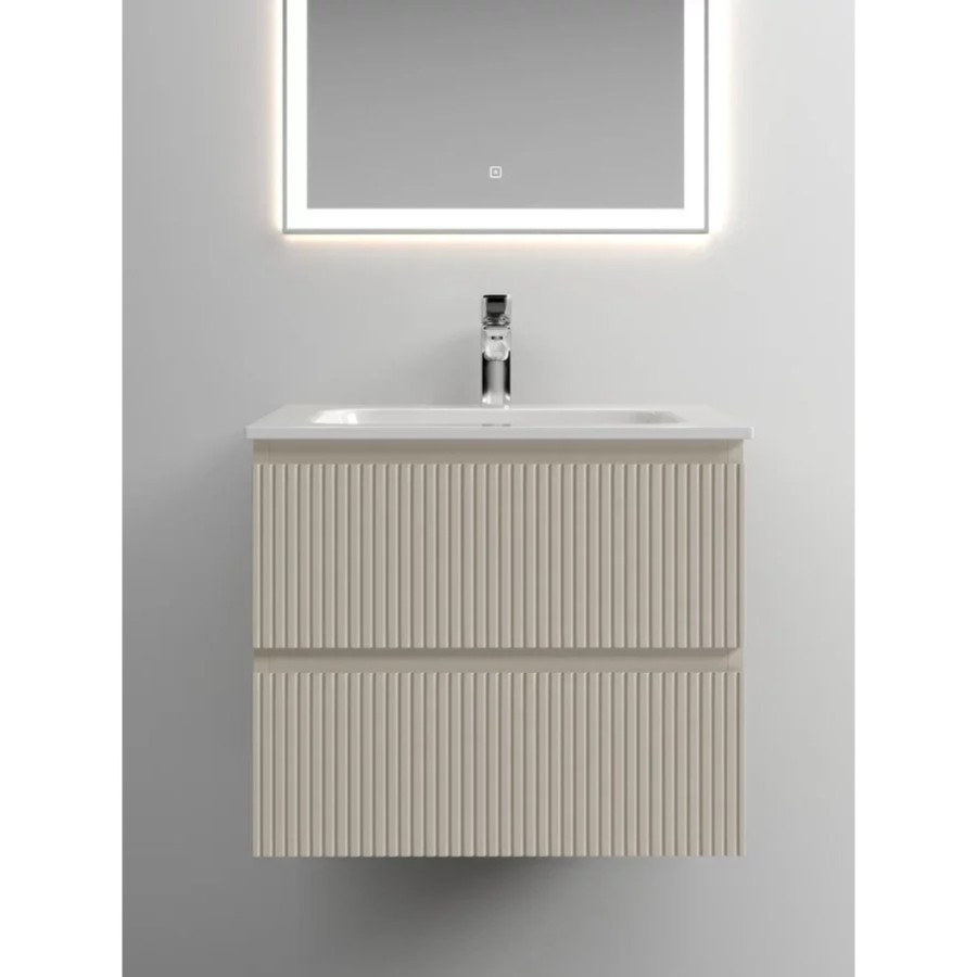 Тумба под раковину Sancos Snob T 60 см подвесная, Beige Soft, SNT60CE