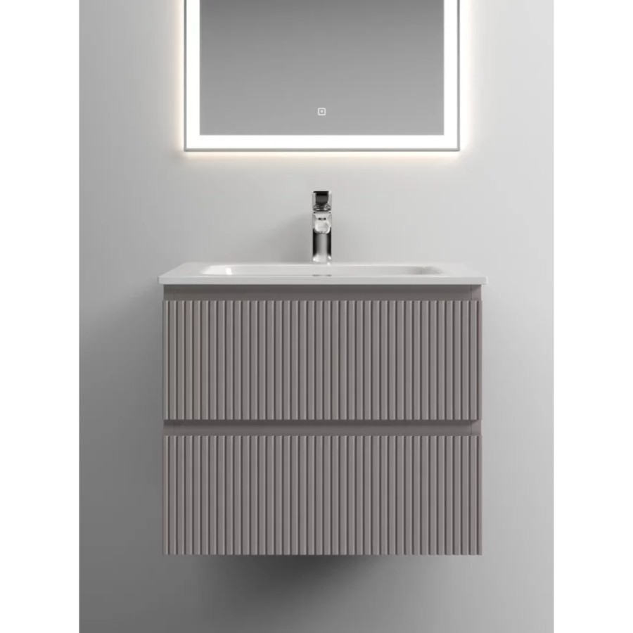 Тумба под раковину Sancos Snob T 60 см подвесная, Doha Soft, SNT60SM