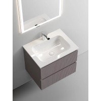 Тумба под раковину Sancos Snob T 60 см подвесная, Doha Soft, SNT60SM