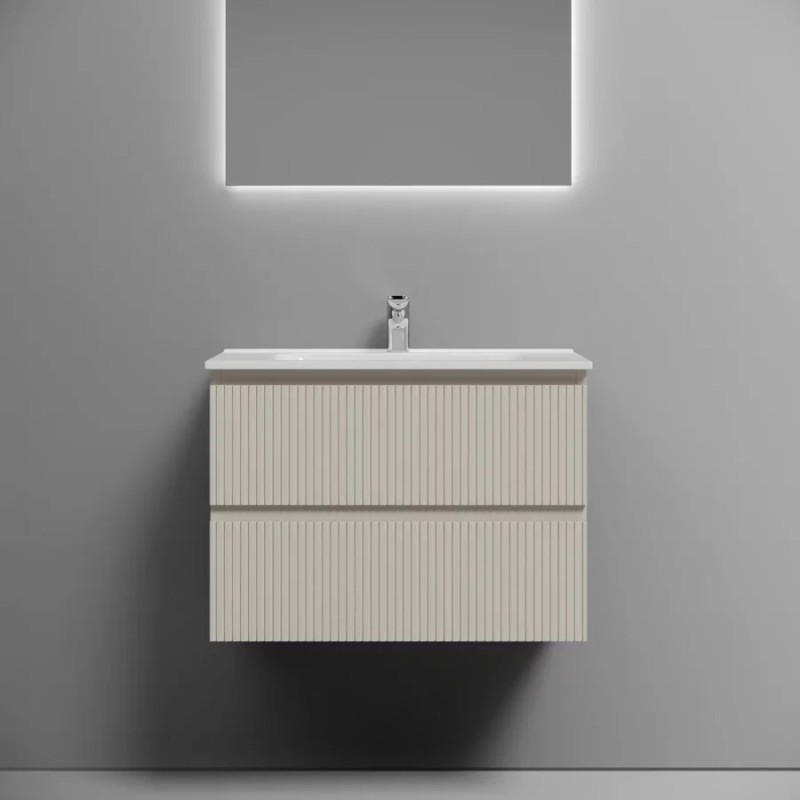 Тумба под раковину Sancos Snob T SNT70CE, 70 см подвесная, Beige Soft