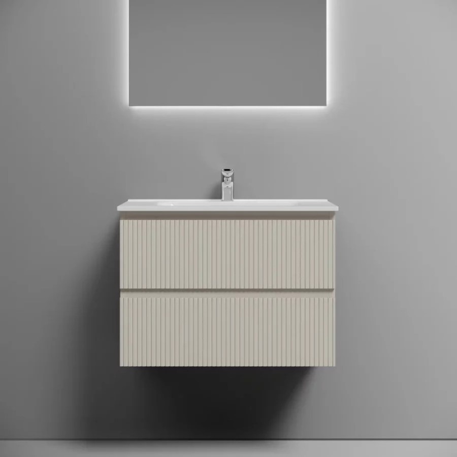 Тумба под раковину Sancos Snob T SNT70CE, 70 см подвесная, Beige Soft