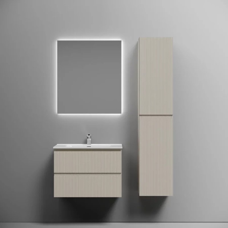 Тумба под раковину Sancos Snob T SNT70CE, 70 см подвесная, Beige Soft
