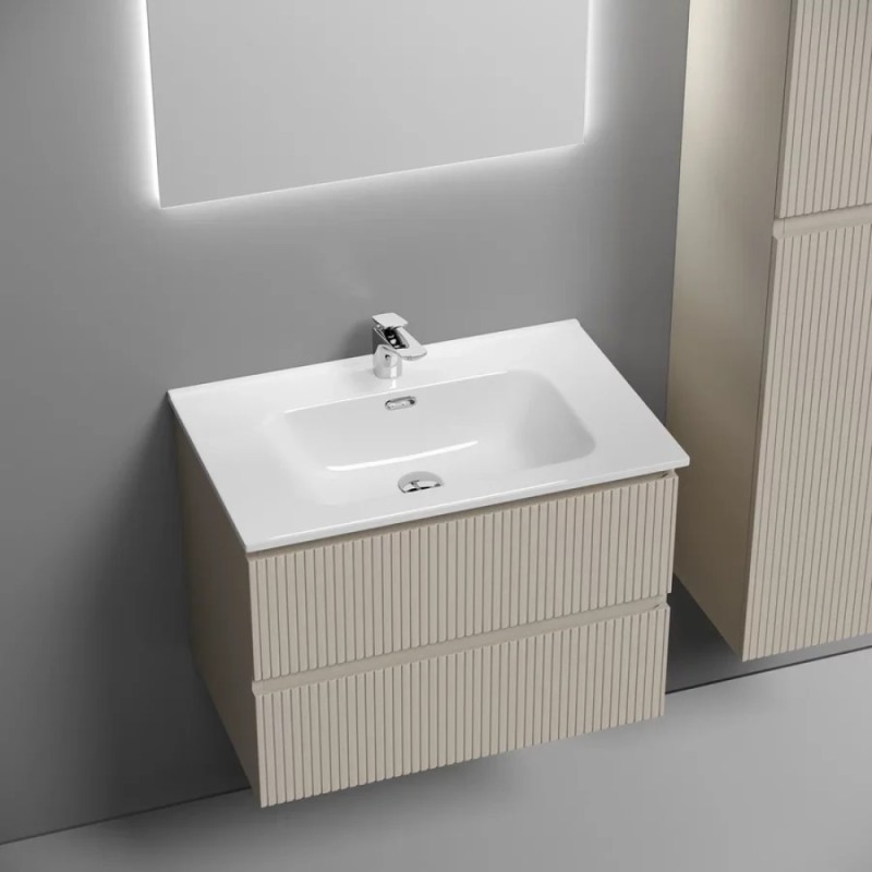 Тумба под раковину Sancos Snob T SNT70CE, 70 см подвесная, Beige Soft