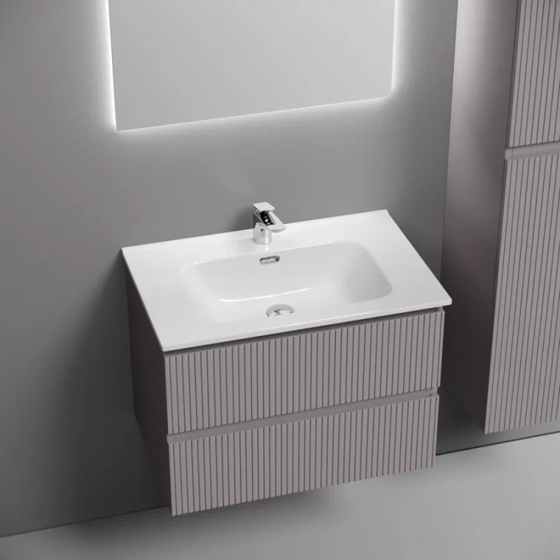 Тумба под раковину Sancos Snob T SNT70SM, 70 см подвесная, Doha Soft