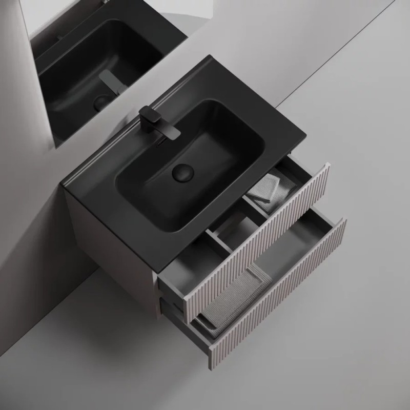 Тумба под раковину Sancos Snob T SNT70SM, 70 см подвесная, Doha Soft