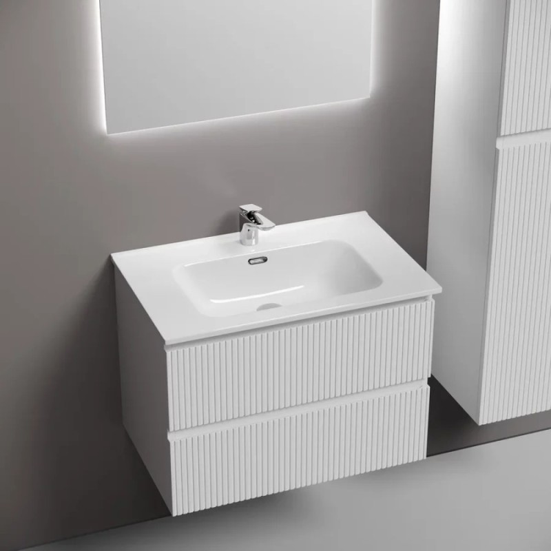 Тумба под раковину Sancos Snob T SNT70W, 70 см подвесная, Bianco