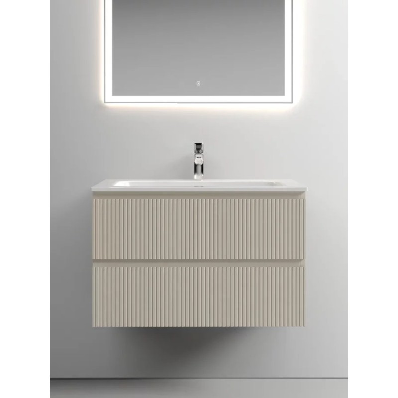 Тумба под раковину Sancos Snob T 80 см подвесная, Beige Soft, SNT80CE