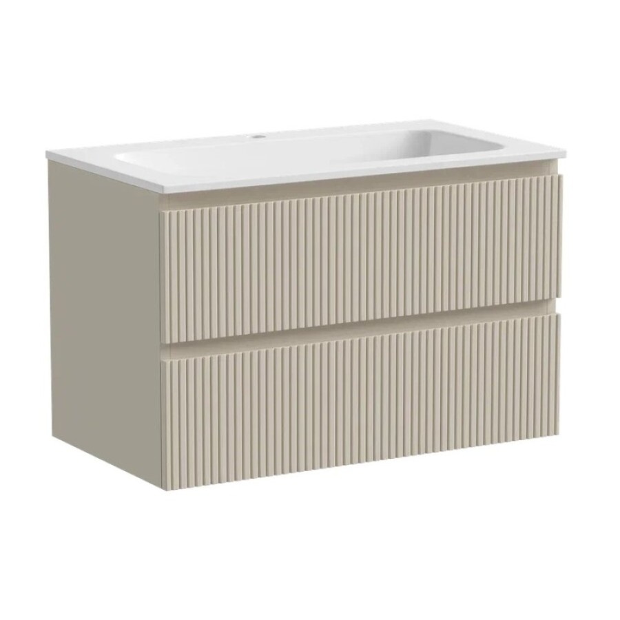 Тумба под раковину Sancos Snob T 80 см подвесная, Beige Soft, SNT80CE