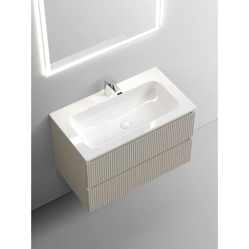 Тумба под раковину Sancos Snob T 80 см подвесная, Beige Soft, SNT80CE