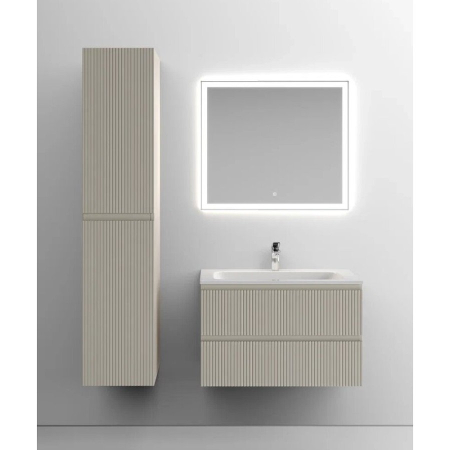 Тумба под раковину Sancos Snob T 80 см подвесная, Beige Soft, SNT80CE